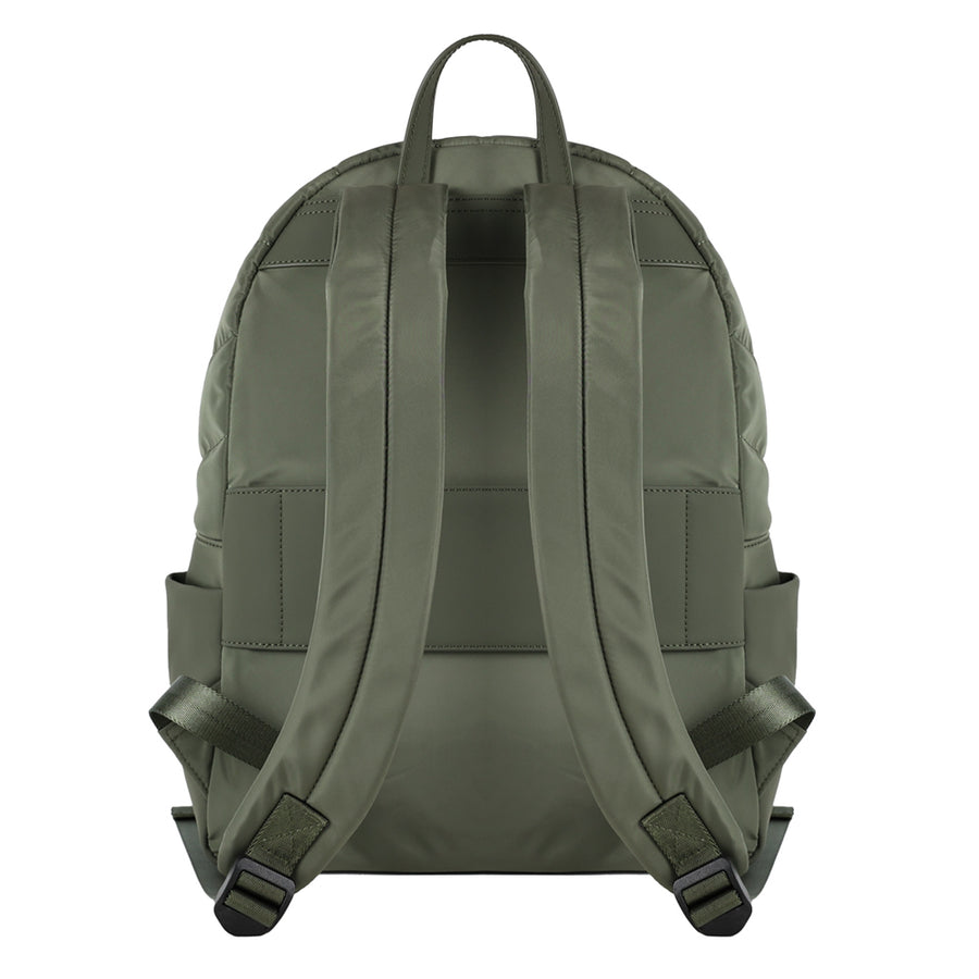 Mochila Fuji: Laptop 15.6", Banda para Equipaje, Verde
