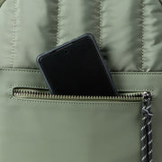 Mochila Fuji: Laptop 15.6", Banda para Equipaje, Verde