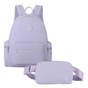Mochila Canyon para Laptop 14" con Cangurera: Protección y Organización Total, Lila