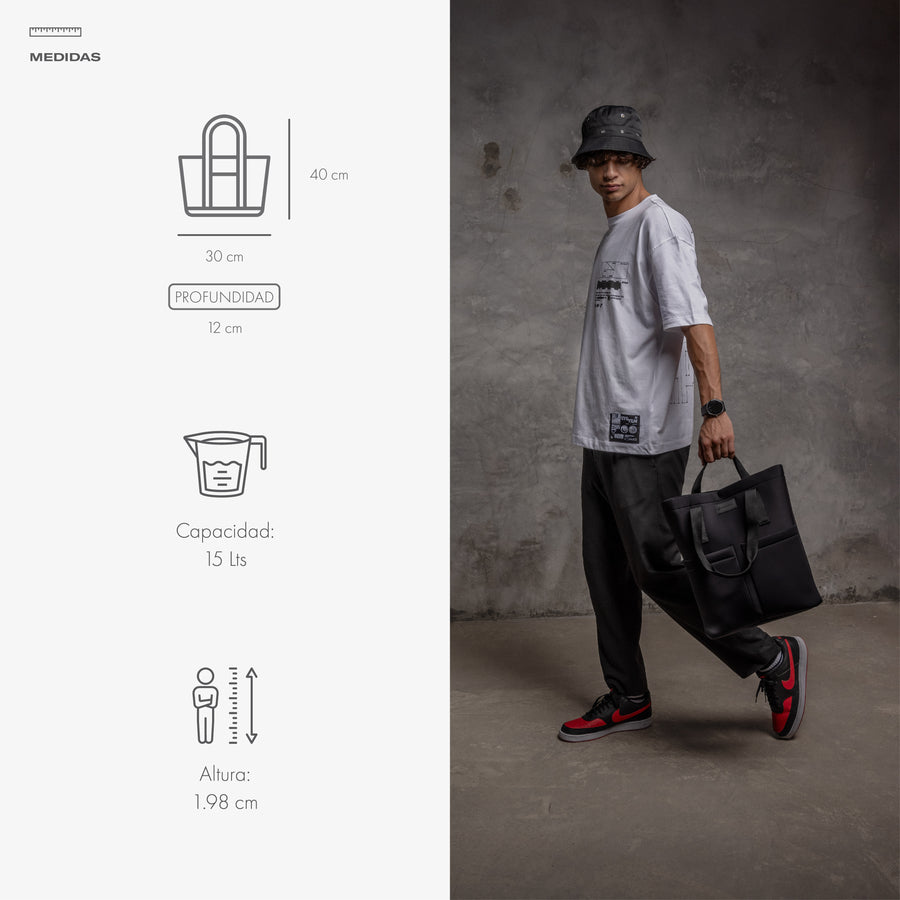 Bolsa para laptop Slay Tote: 15.6" pulgadas, neopreno repelente al agua