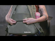 Mochila Fuji: Laptop 15.6", Banda para Equipaje, Verde
