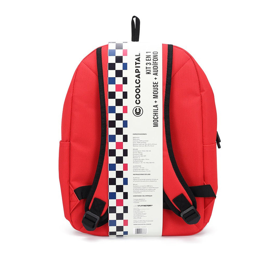 Mochila para laptop + mouse alámbrico | CoolCapital Cuadros | 15" pulgadas combo - Cool Capital