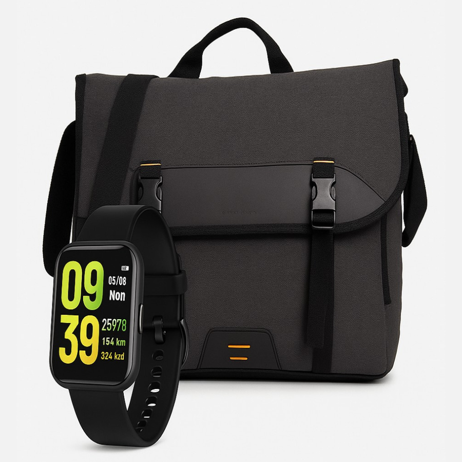 Combo Portafolio Urban 15.6” + Smartwatch Kronos Stylus