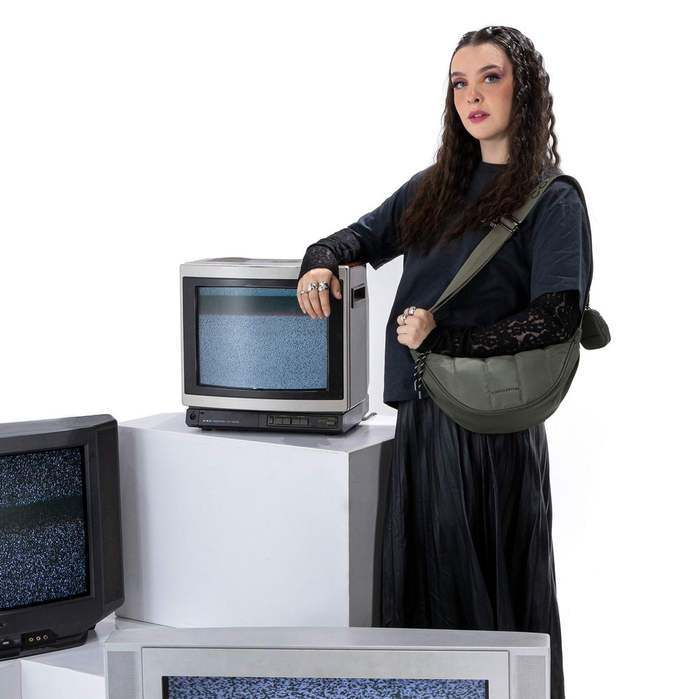 CROSSBODY FUJI Bolsa Compacta Cool Capital Verde