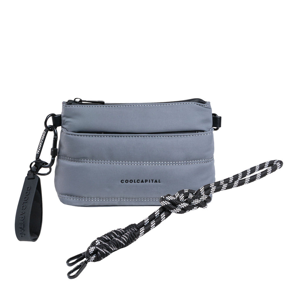 CROSSBODY SORA Bolsa Compacta Cool Capital Gris