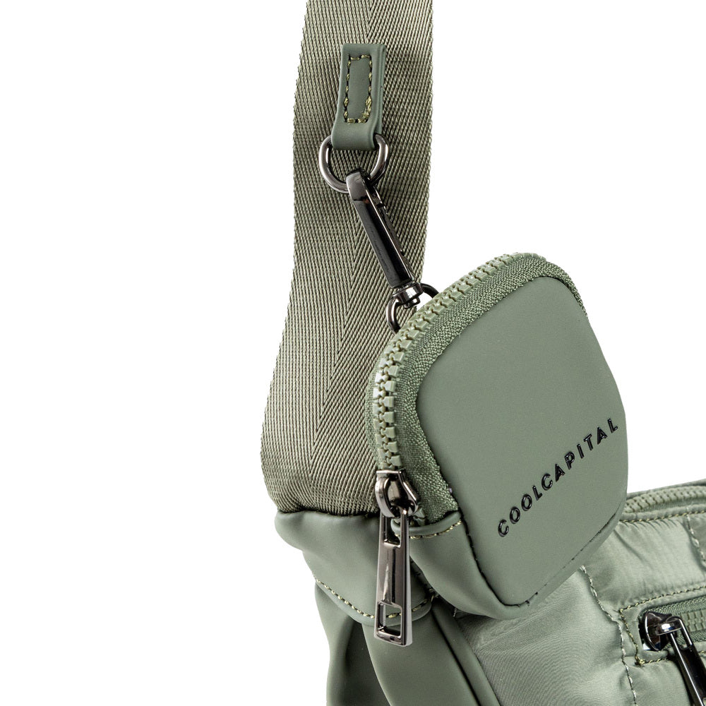 CROSSBODY FUJI Bolsa Compacta Cool Capital Verde