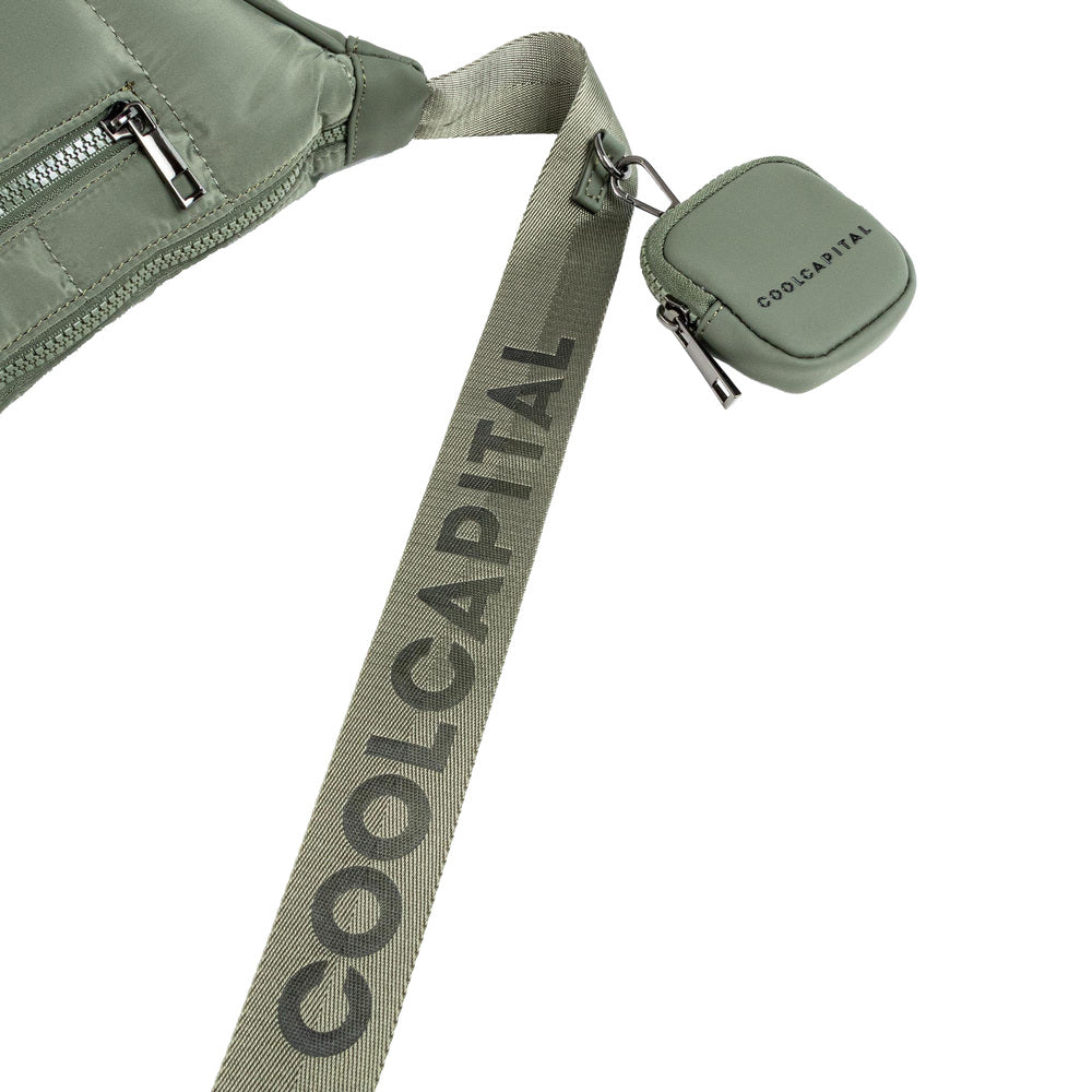 CROSSBODY FUJI Bolsa Compacta Cool Capital Verde
