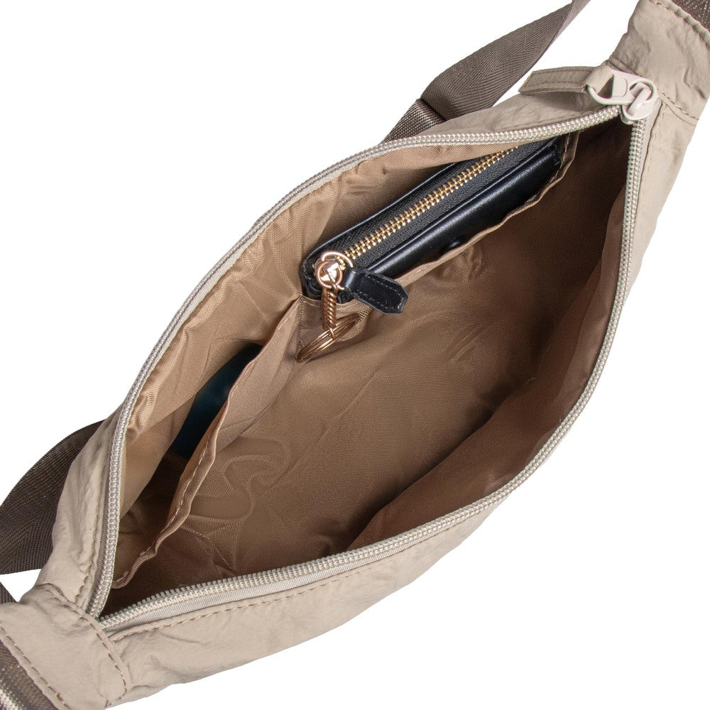 CROSSBODY KORA Bolsa Compacta Cool Capital Beige