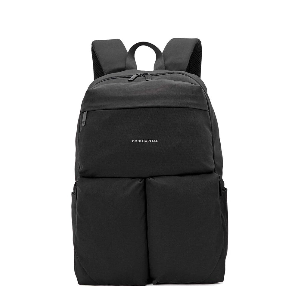 MOCHILA SEOUL Laptop 15” Cool Capital + TERMO 710 ml Combo Negro