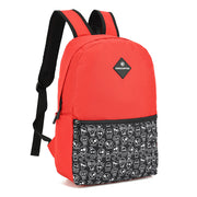 Mochila para laptop | CoolCapital Lite Skulls | 15.6" pulgadas Rojo