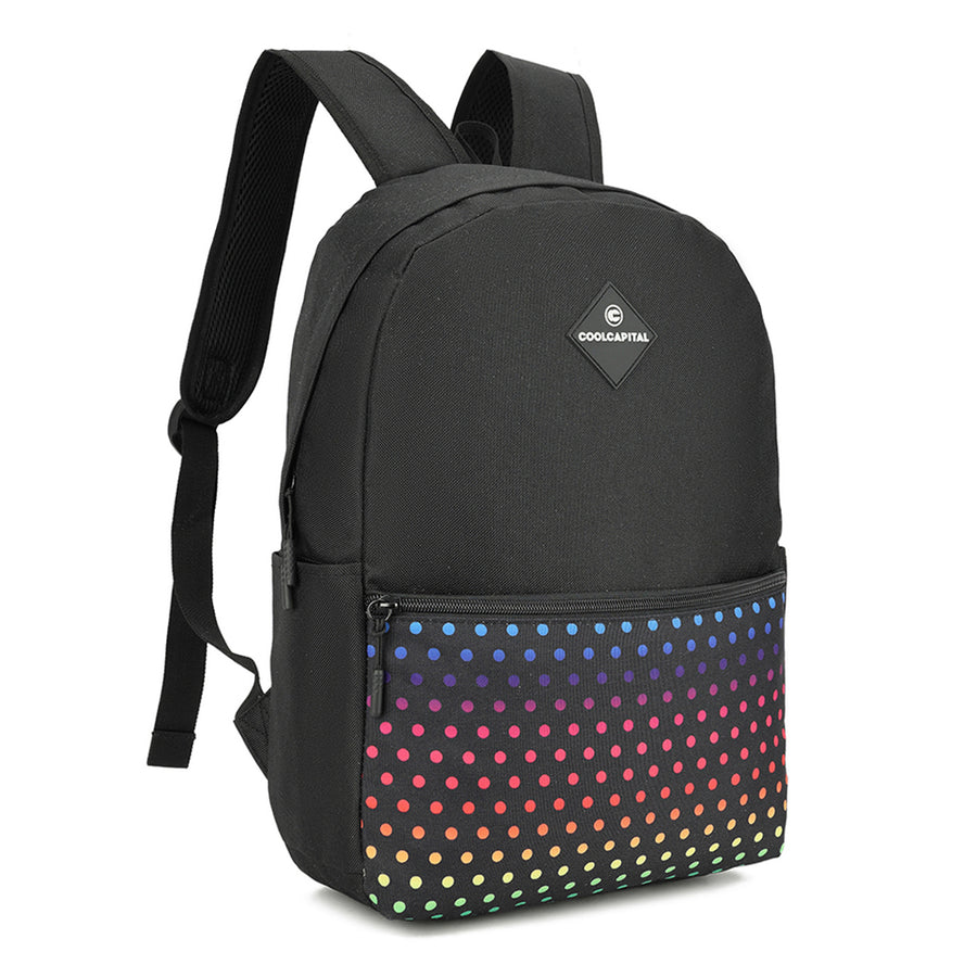 Mochila para laptop | CoolCapital Lite Dots | 15.6" pulgadas Negro