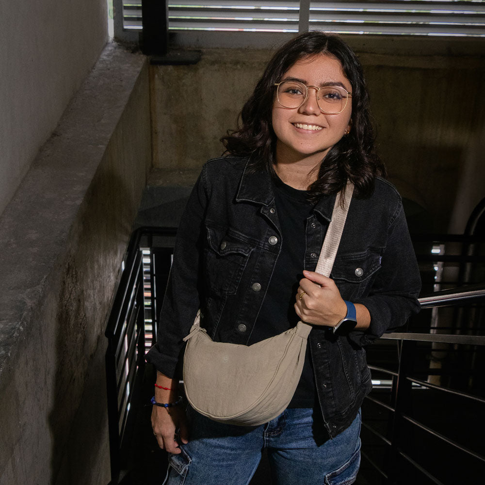 CROSSBODY KORA Bolsa Compacta Cool Capital Beige