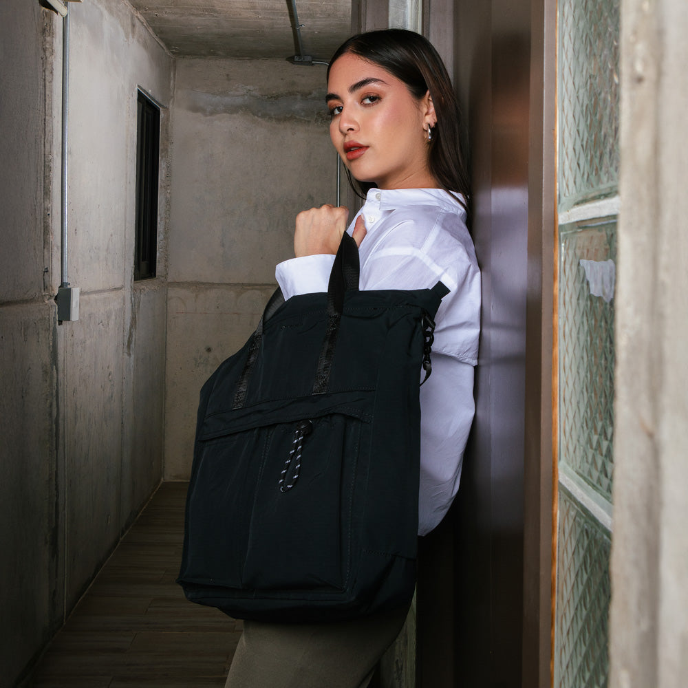 Bolsa Tote Bag Vienna Laptop 15.6" CoolCapital Negro