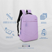 Mochila para laptop | CoolCapital Carmel | 15" pulgadas Morada