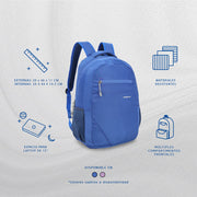 Mochila para laptop | CoolCapital Liten | 15" pulgadas Azul