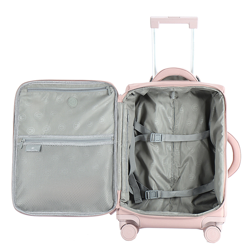 Maleta de viaje | CoolCapital Dott | 20" pulgadas carry on rosa