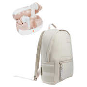 Combo Mochila Nara + Audífonos TWS Pure Rosa
