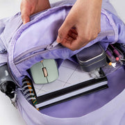 Mochila Canyon para Laptop 14" con Cangurera: Protección y Organización Total, Lila