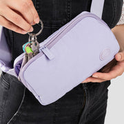 Mochila Canyon para Laptop 14" con Cangurera: Protección y Organización Total, Lila