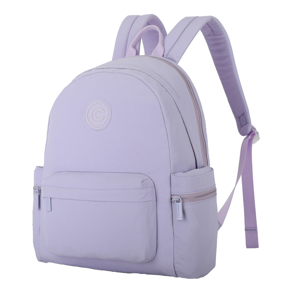 Mochila Canyon para Laptop 14" con Cangurera: Protección y Organización Total, Lila