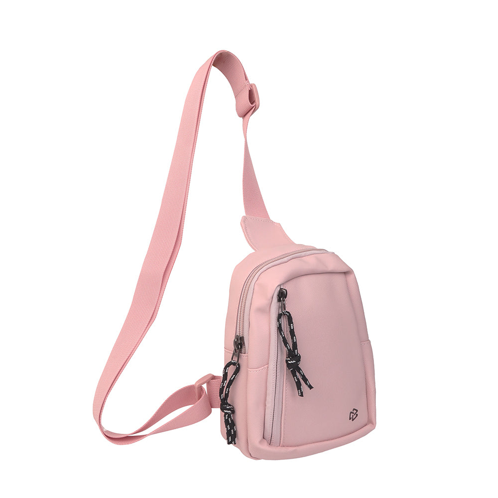 Crossbody VIVA para Celular: Correa Ajustable, Poliéster Nude