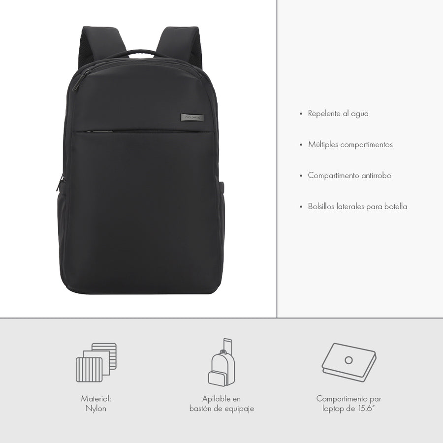 Mochila para laptop | CoolCapital Dott | 15.6" pulgadas Negro