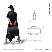 Combo Portafolio Urban 15.6” + Smartwatch Kronos Stylus