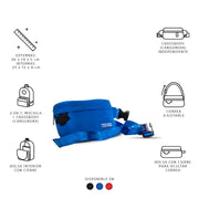 Mochila para laptop | Cool Capital Alex Siordia | 15" pulgadas + cangurera azul - Cool Capital