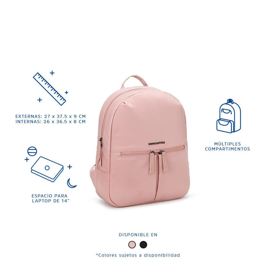 Mochila para laptop | Cool Capital Brisbane | 14"pulgadas rosa - Cool Capital